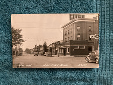 RPPC Iron River Michigan Posted 1947 to Mrs John Weatherwax Somerset Center Mi picture