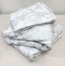 Vintage-Style Full/Double Floral Paisley Sheet Set – Fitted, Flat & 2 Pillowcase picture
