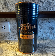 Jean Paul Gaultier Le Male Le Parfum Collectible Black Tin Container picture