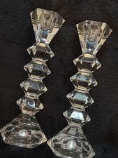 Shannon Irish Crystal 10-inch Candlestick Pair 24% Lead Crystal picture