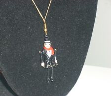 Dickens Christmas Carol Character Bob Cratchit Articulated Figural Necklace picture