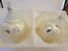 Fancy hand blown Christmas ornaments Beautiful (Christmas is almost here) picture