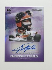 Topps McLaren Racing 2026 F1 Emerson Fittipaldi Behind the Wheel Auto /50 picture