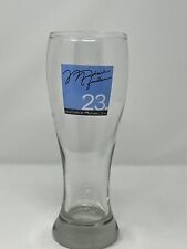 Michael Jordan Number 23 Mohegan Sun Beer Collectible Glass 9” Tall NBA Barware picture
