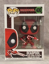 Funko POP Marvel Holiday Deadpool w/ Candy Canes #400 Collectible Vinyl Toy NEW picture