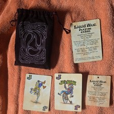 Vintage Mint 1992 Liquid Blue Playing Cards by Ian Bohorquez with Paul Roidoulis picture