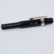 Kaweco Vintage Plastic Fountain Pen Blue Ink Fine Gold Nib, Gold Trim picture