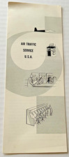 1962 Federal Aviation Agency Air Traffic Service USA Booklet Historical Govt picture