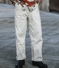 🇺🇸USA SHIP USN Herringbone Deck Pants Sz 34 picture