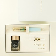 SAILOR SHIKIORI 5th Anniversary MINORI Fountain Pen and Ink Set MF picture