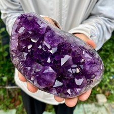 1.63LB Natural Amethyst Cluster quartz cluster crystal mineral specimen Healing picture