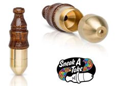 SNEAK A TOKE Brass Tip 100% Authentic Original Smoking Tobacco pipe SAT picture