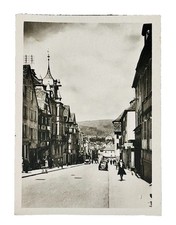 WWII Photo Saverne France Grand Rue Main Street Village Alsace Architecture picture