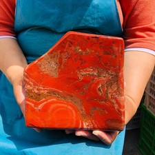 13.33 LB Natural Red Jasper Polished Freeform Crystal Healing Home Decor 5448 picture