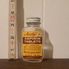 Vintage Murphy's Aspirin Bottle ~  100 Count  picture