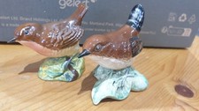 Vintage Beswick Small Wren Birds x 2 Figurine No 993 Gloss Finish picture