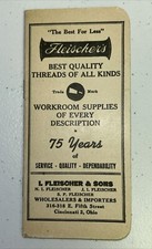 Vtg 1957 Fleischer’s Pocket Notebook  Advertising Memo Cincinnati Ohio USA picture