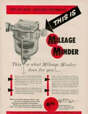 1960 Mileage Minder Stops Gas Waste Paser Manufacturing - Vintage Ad picture