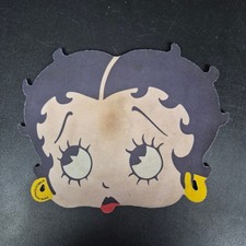 Vintage 1988 Betty Boop Die Cut Mouse Pad Fleischer Studios Retro Computer Decor picture