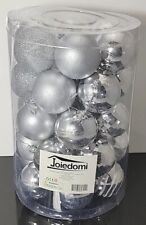 joiedomi Basic Christmas Ball ornaments 34 pieces Silver 60mm picture