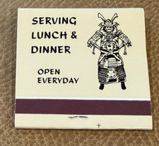 Vintage Shogun Steak House Japan Matchbook Samurai Hibachi Des Moines Colorado O picture