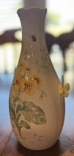 VTG Lenox Vase Butterfly Meadow by Louise Le Luyer Yellow Floral 3D Porcelain picture