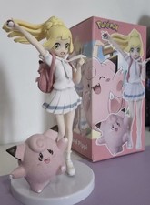 Pokemon Lillie & Clefairy 19cm Anime Figure PVC Statue Action Toy Boxed Model picture