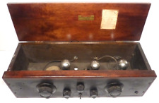 vintage CROSLEY TRIDYNE REGULAR w/ ALL 3 TUBES & GOOD TUNING - untested picture