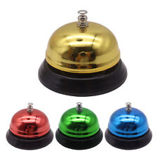 Table & Desk Counter Reception Bell Metal Office Hotel Calling Solid Bell Decor picture