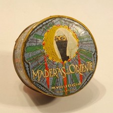 EMPTY Rare Vintage 1930’s ‘Maderas de Oriente’ MYRURGIA Face Poudre/Powder Box picture