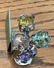 Crystocraft Tulips In Crystal Vase Swarovski Elements  picture