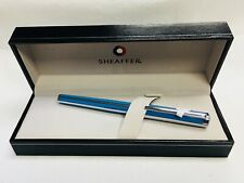 Sheaffer Intensity Chrome with Light Blue Insets Roller Ball Pen picture