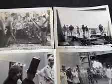 (5) Vintage Photos - USS Aircraft Carrier Sailors King Neptune Party  1936 picture