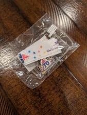 Disneyland 70th Anniversary - Celebration Lanyard & Trading Pin Set - NIB picture