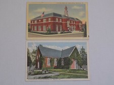 Old Blandford Church US Post Office Petersburg Virginia Postcards LOT Vintage VA picture