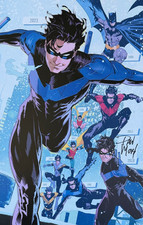 DAN MORA rare NIGHTWING 107 art print SIGNED 11x17 LAST ONE CC picture