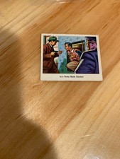 Rare 1949 Bowman America Salutes The FBI #8 In A Home Made Elevator Good Crease picture