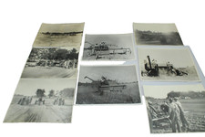 Vintage Farm Photos 8X10 Real Tractors Lot of 8 pictures - Duluth, GA. 1940s picture