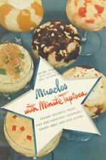 Miracles With Minute Tapioca Booklet Cookbook General Foods Corporation 1948 picture