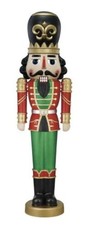 75” New Musical/Lights Nutcracker. Holiday Time. Ready To Paint Or Display Now. picture