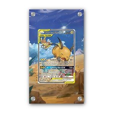 Raichu & Alolan Raichu GX 221/236 - Exclusive Pokémon Extended Artwork Displa... picture