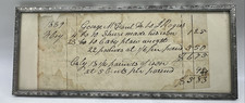 Antique 1839 Blacksmith Bill Ephemera George McDaniel Cary Plow Iron Ledger Doc picture