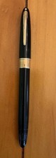 Vtg Sheaffer Statesman Black Fountain Pen 14k Nib White Dot Untested As Is picture