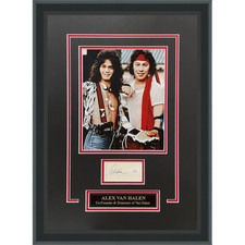 Alex Van Halen Autographed Van Halen Music 