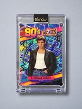 2026 Wild Card C. THOMAS HOWELL 1/1 Decades 90s Blue Foil Outsiders Red Dawn picture