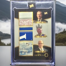 2025 Pieces Of The Past King Charles,Albert II,King Hans Adam II Triple Relics picture