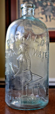 Antique Embossed Buffalo Lithia Water Nature's Medica Bottle Clarksville Va Find picture