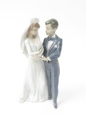 Lladro 5885 From This Day Forward Bride Groom Wedding Figurine w/ Box Spain picture