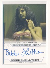 BOBBI SUE LUTHER 2005 RITTENHOUSE ARCHIVES STAR TREK ENTERPRISE SEASON 4 AUTO SP picture