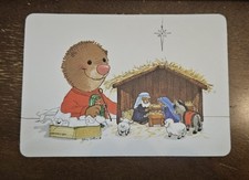 Vintage  Suzy's Zoo Christmas postcard, Suzy's Zoo Ollie post card, Suzy's Zoo picture